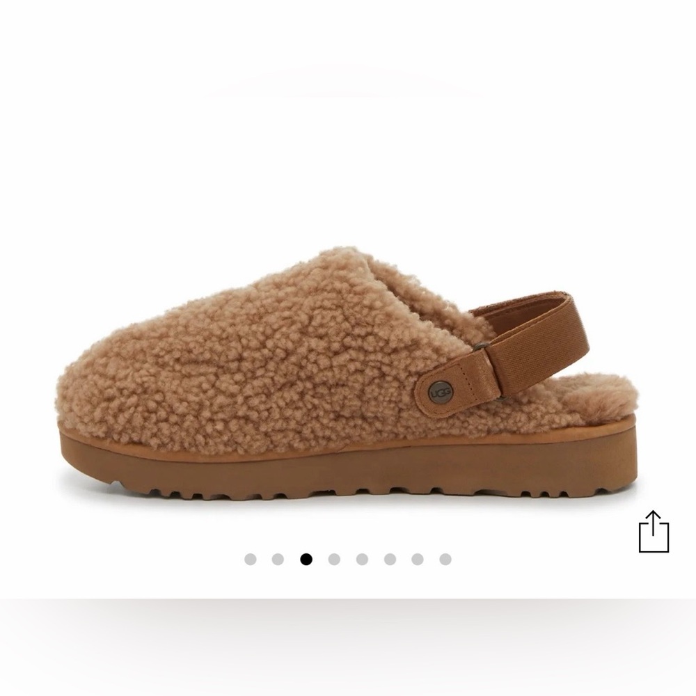 UGG Lanah Clog Slipper in Tan - Picture 2 of 7